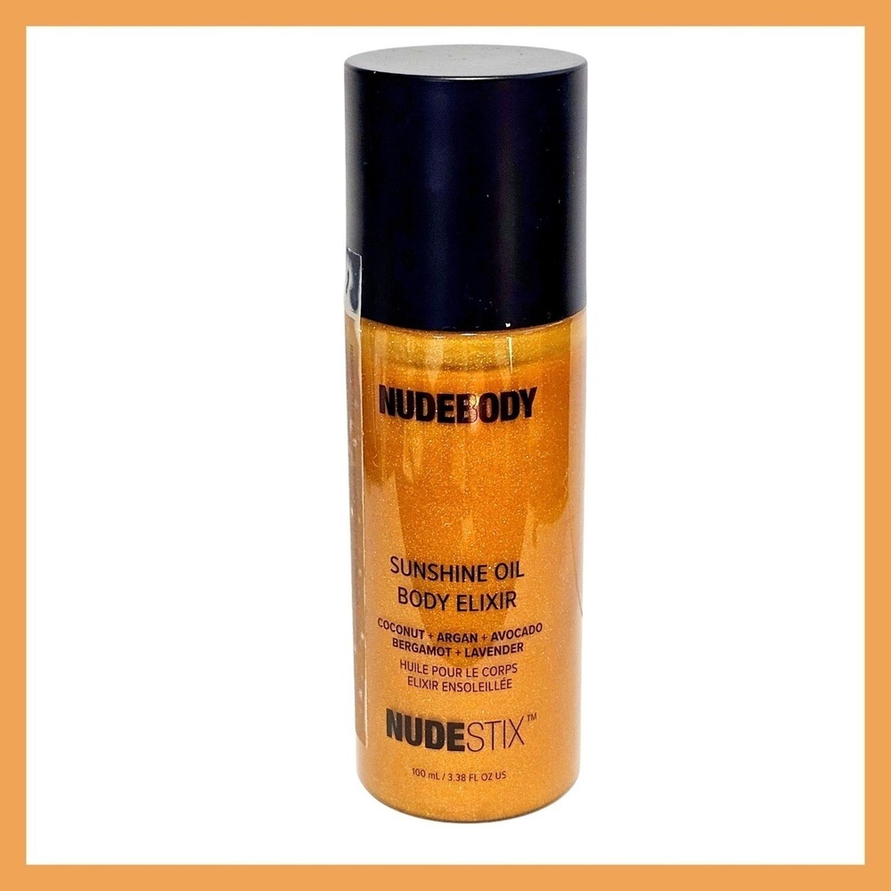 Nudestix Nudebody Sunshine Oil Body Elixir 3.38 fl.oz 100ml Full Size New Sealed